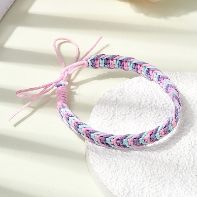 Adjustable Cotton Cord Braided Friendship Bracelets FB-CBA27E8-01D-1