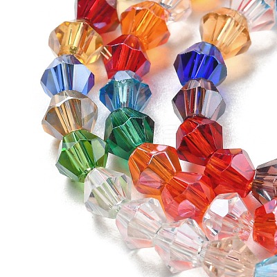Transparent Electroplate Glass Beads Strands LS-GLAA-F029-2mm-C29-1