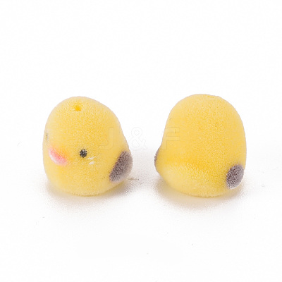 Flocky Plastic Beads KY-Q056-002-1