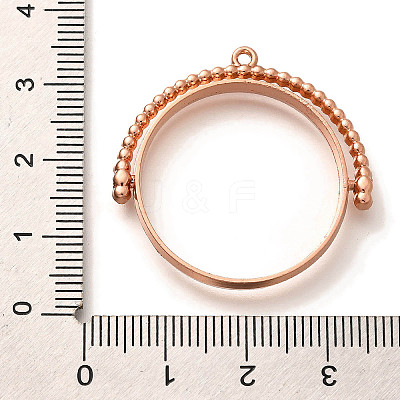 Alloy Open Back Bezel Pendants PALLOY-I223-01RG-1