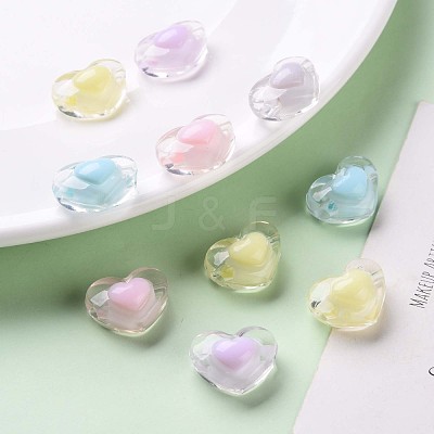 Transparent Acrylic Beads X-TACR-S152-08A-1