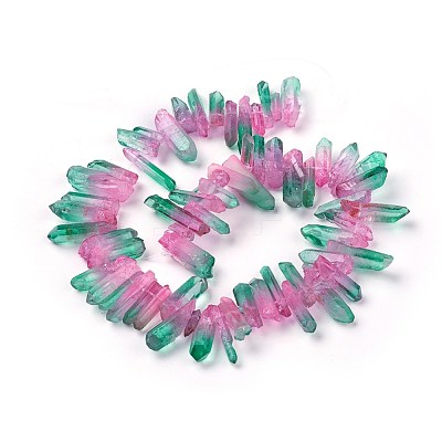 Natural Quartz Crystal Beads Strands G-K191-01B-1