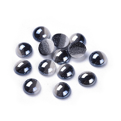 Opaque Glass Cabochons GGLA-S038-12L-8mm-1