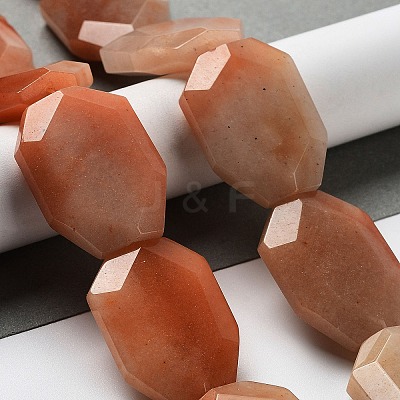 Natural Red Aventurine Beads Strands G-M429-A01-01-1