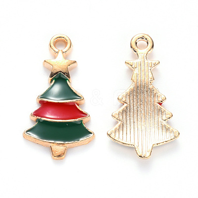Alloy Enamel Pendants X-ENAM-S121-101-1
