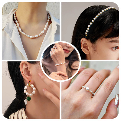 60Pcs 3 Styles Natural Cultured Freshwater Pearl Beads Strands PEAR-TA0001-19-1