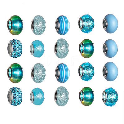 DIY Alloy European Bracelets Making Kits DIY-I108-01B-1