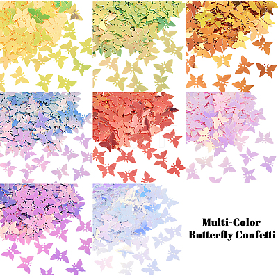 80G 8 Colors PVC Plastic Pendants KY-SC0002-43-1