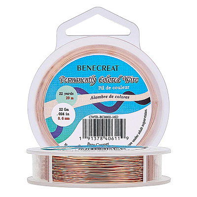Round Bare Copper Wire for Jewelry Making CWIR-BC0002-16D-1