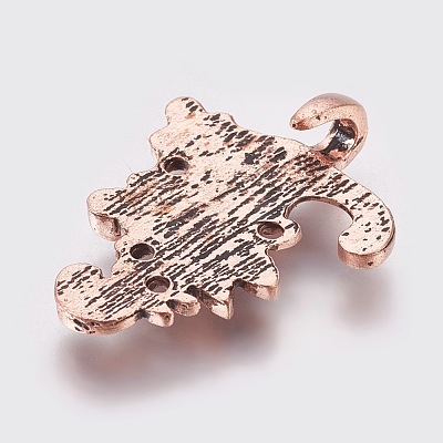 Eco-Friendly Zinc Alloy Hook Clasps PALLOY-WH0031-03R-1