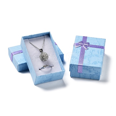 Cardboard Paper Necklace Boxes CON-G021-01A-04-1