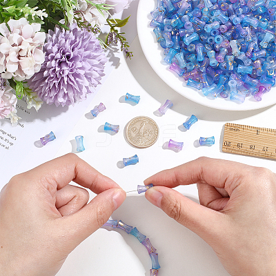 800Pcs Transparent Acrylic Beads OACR-PA0001-98B-1