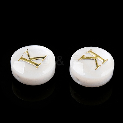 Natural Freshwater Shell Beads SHEL-N036-01K-1