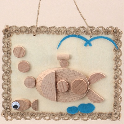 DIY Submarine Painting Handmade Materials Package for Parent-Child DIY-P036-09-1