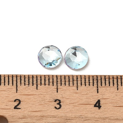 Glass Rhinestone Cabochons RGLA-P037-10A-D202-1