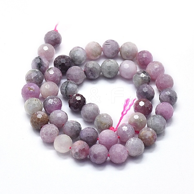 Natural Ruby Beads Strands G-D0013-63C-1