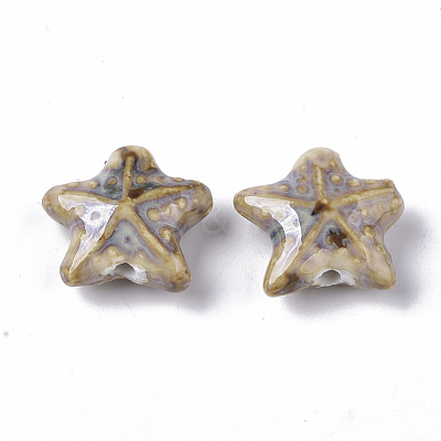 Handmade Porcelain Beads PORC-N004-27E-1