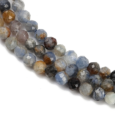 Natural Kyanite Beads Strands LS-G-M092-D03-01A-1