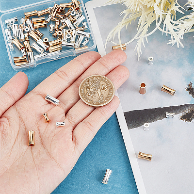 80Pcs 4 Style Brass Beads KK-AR0002-52-1