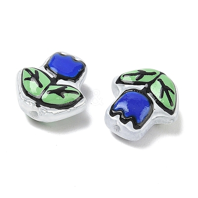 Transparent Glass Enamel Beads LAMP-C023-01B-1