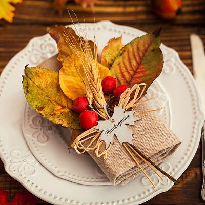 36Pcs 3 Styles Thanks Giving Themed Wood Pendants WOOD-OC0002-75-1