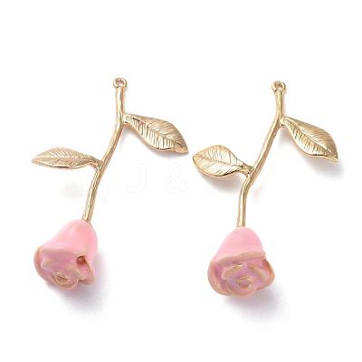 Brass Enamel Pendants KK-S345-171-1