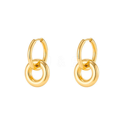 304 Stainless Steel Hoop Dangle Earrings for Women BL8973-1-1