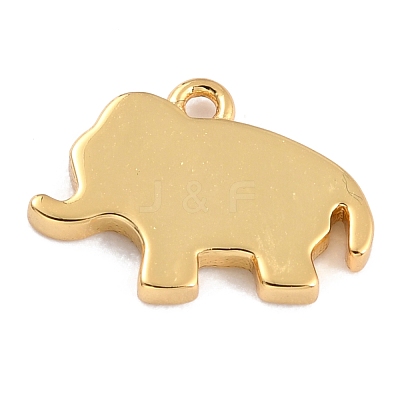 Golden Brass Enamel Pendants KK-P197-09G-1
