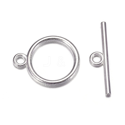 Tibetan Style Toggle Clasps TIBE-A12208-S-NR-1