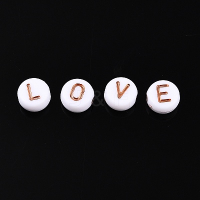 Plating Acrylic Beads PACR-Q112-07C-1