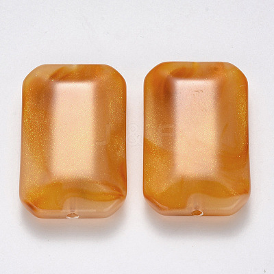 Imitation Gemstone Acrylic Beads OACR-R075-01D-1