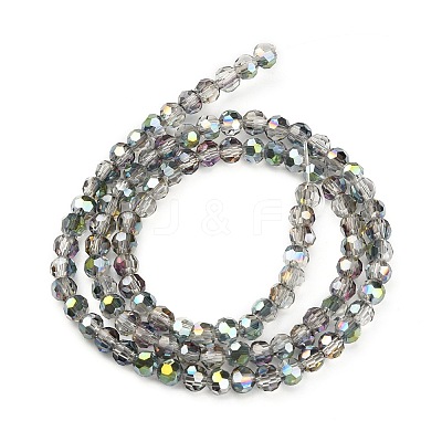 Electroplate Glass Beads Strands EGLA-D021-15-1