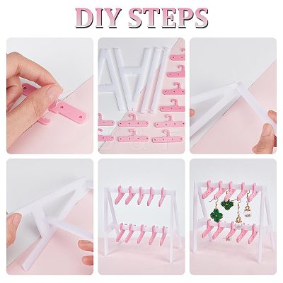 1 Set Acrylic Earring Display Stands EDIS-PH0001-56-1