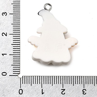 Halloween Opaque Resin Pendants CRES-D314-01P-04-1