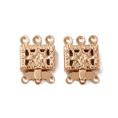 Brass Box Clasps KK-XCP0001-75KCG-1