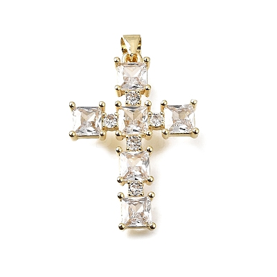 Easter Brass Pave Cubic Zirconia Pendants CU-E002-01B-G07-1