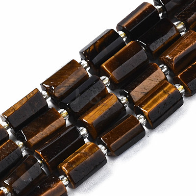 Natural Tiger Eye Beads Strands G-S376-010-1
