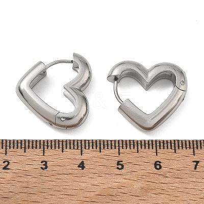 304 Stainless Steel Hoop Earrings SA-CBA46AF-26P-02-1