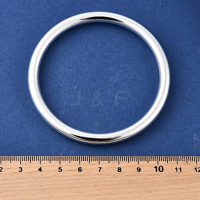 304 Stainless Steel Plain Bangles BJEW-S161-04S-1