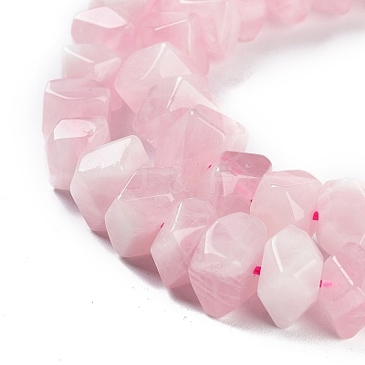 Natural Madagascar Rose Quartz Beads Strands G-D091-A02-1