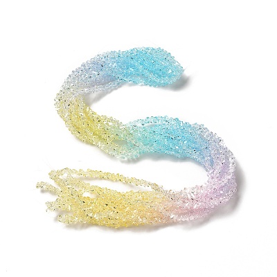 Transparent Glass Bead Strands LS-GLAA-H023-02H-1