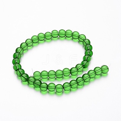 Glass Round Bead Strands GLAA-I028-10mm-04-1