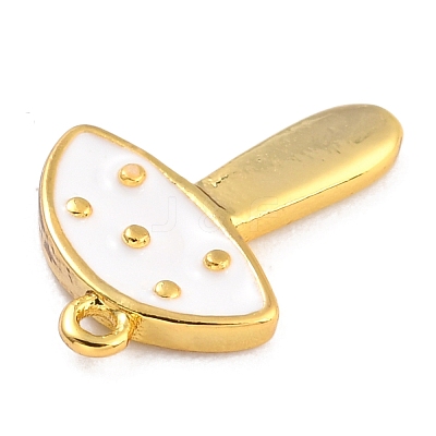 Autumn Theme Brass Enamel Pendants KK-P197-18D-G-1