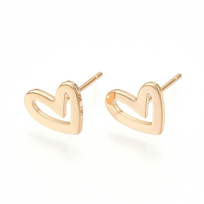 Brass Stud Earrings LS-KK-S348-123-1