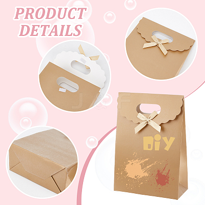 Rectangle Paper Gift Bags CARB-WH0017-14A-02-1