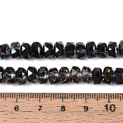 Electroplate Glass Beads Strands EGLA-T021-20B-1