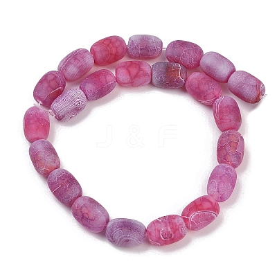 Natural Weathered Agate Beads Strands G-NH0047-B05-02-1