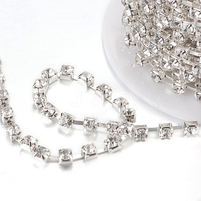 Iron Rhinestone Strass Chains CHC-T002-SS10-01S-1-1
