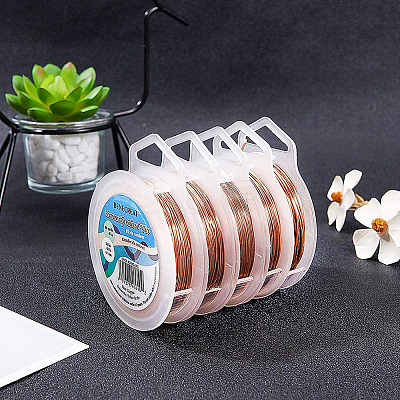 Round Bare Copper Wire for Jewelry Making CWIR-BC0002-16B-1
