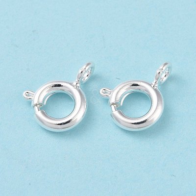 Eco-friendly Brass Spring Ring Clasps KK-D082-01C-S-1